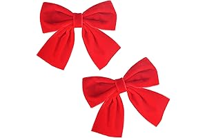 Stunning 4-Inch Small Red Velvet Bow: A Pretty Hair Accessory