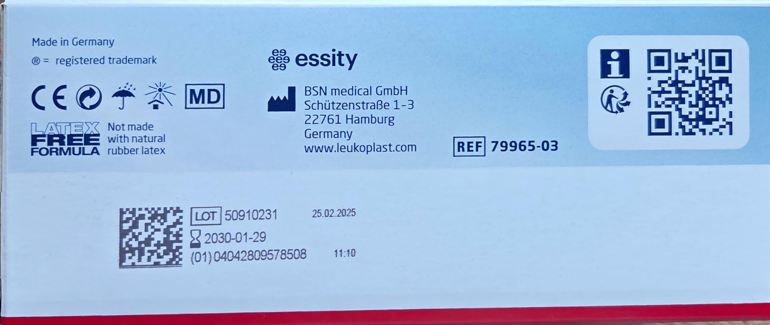 Leukoplast Fixomull skin sensitive 15 cm x 5 m, Weiß, 1 stück