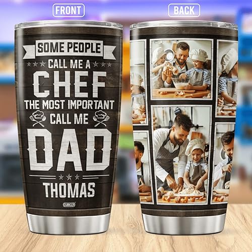 Miniatura 10 de Vasos de café personalizados, fotos personalizadas y nombre soldador para papá, tazas de té para hombres, padre, papá, abuelo, vaso de acero