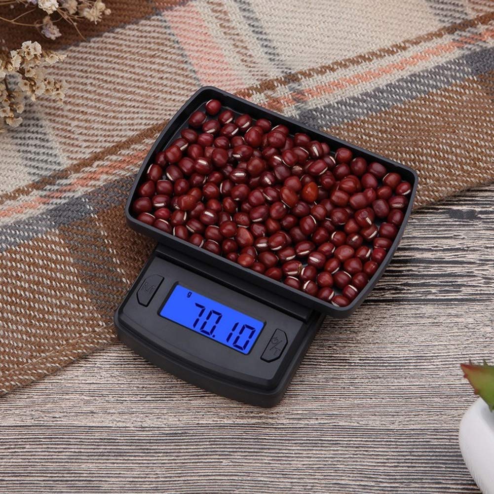 TOPINCN Kitchen Electronic Scale, Mini Jewelry Scale High Precision Portable Scale Balance Weighter for Jewelry Weighting - Image 2