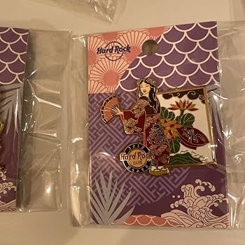 ハードロックカフェ　舞妓　着物　ピンバッジ　京都店 限定　８個セット ハードロックカフェ 舞妓 着物 ピンバッジ 京都店 限定 8個セット