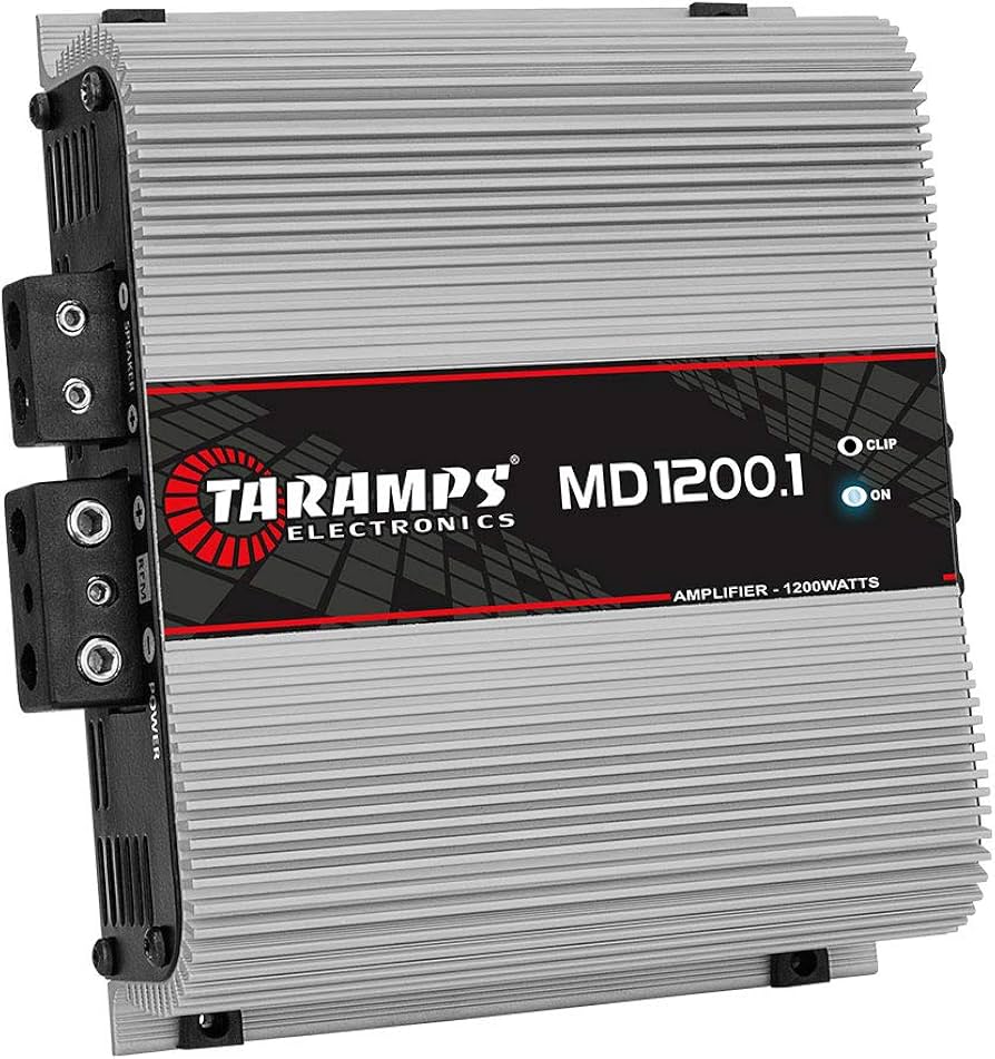 taramps md1200 2Ω 1ch Amazon.com: Taramps MD1200 1-2 1200 Watts 2 OHMS Amplifier