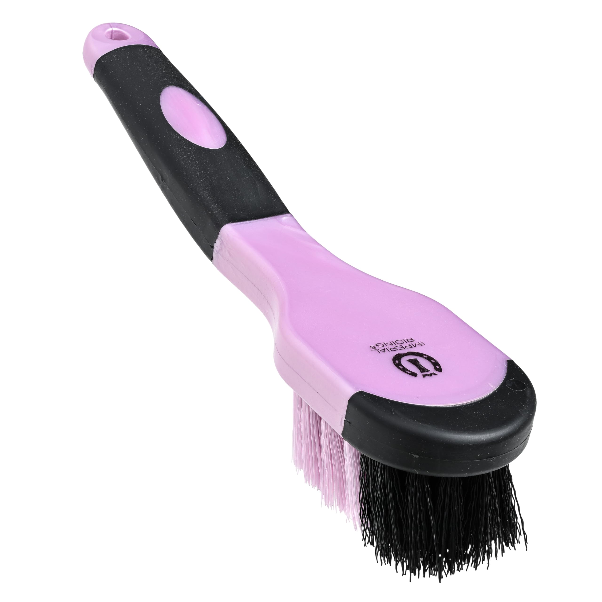 Imperial Riding IRH Grip Hoof Brush, Robust Hoof Brush with Effective Bristles, Brush with Ergonomic Handle for Thorough Hoof Cleaning, Ballerina Metallic