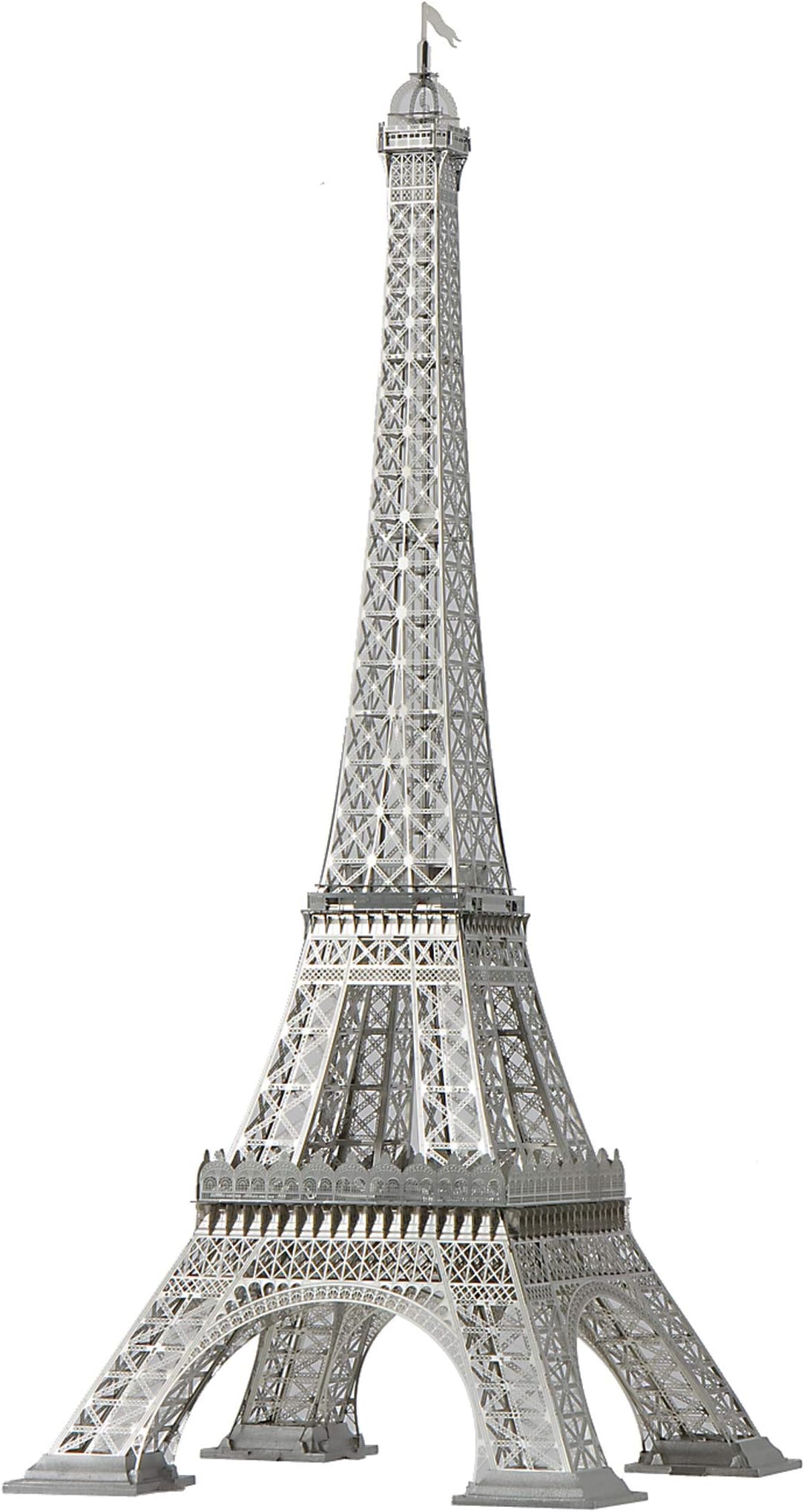 Eiffel Tower - 1/1000 Stainless Steel Scale Model by Aerobase - Unique Model from Japan