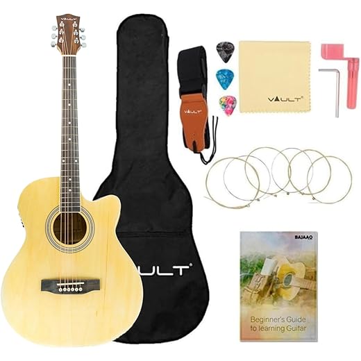 VAULT Basswood Electro Acoustic Guitar 40 Inch