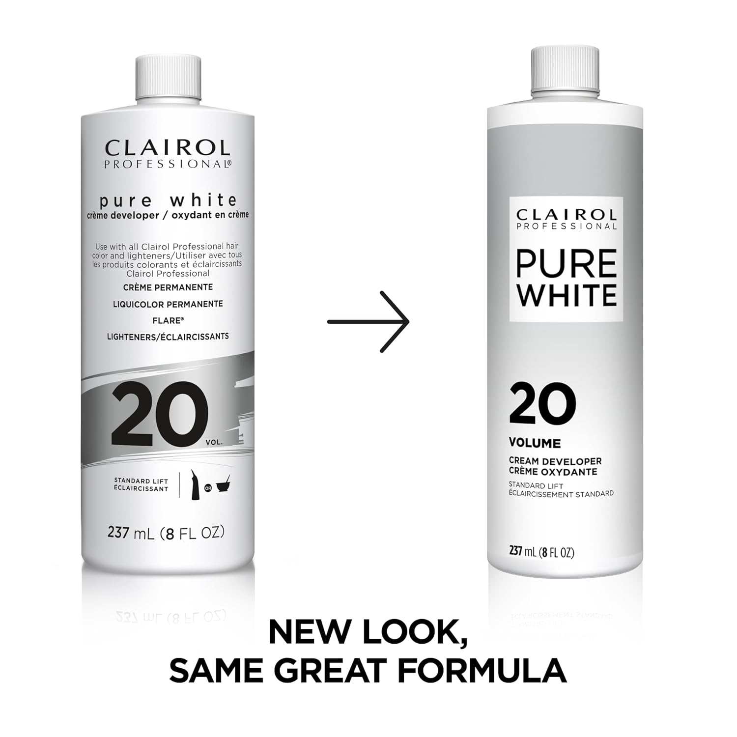 Clairol Professional Pure White 20 Volume Hair Developers for Lightening & Gray Coverage
