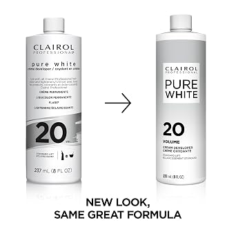 Clairol Professional Pure White 20 Volume Hair Developers for Lightening & Gray Coverage