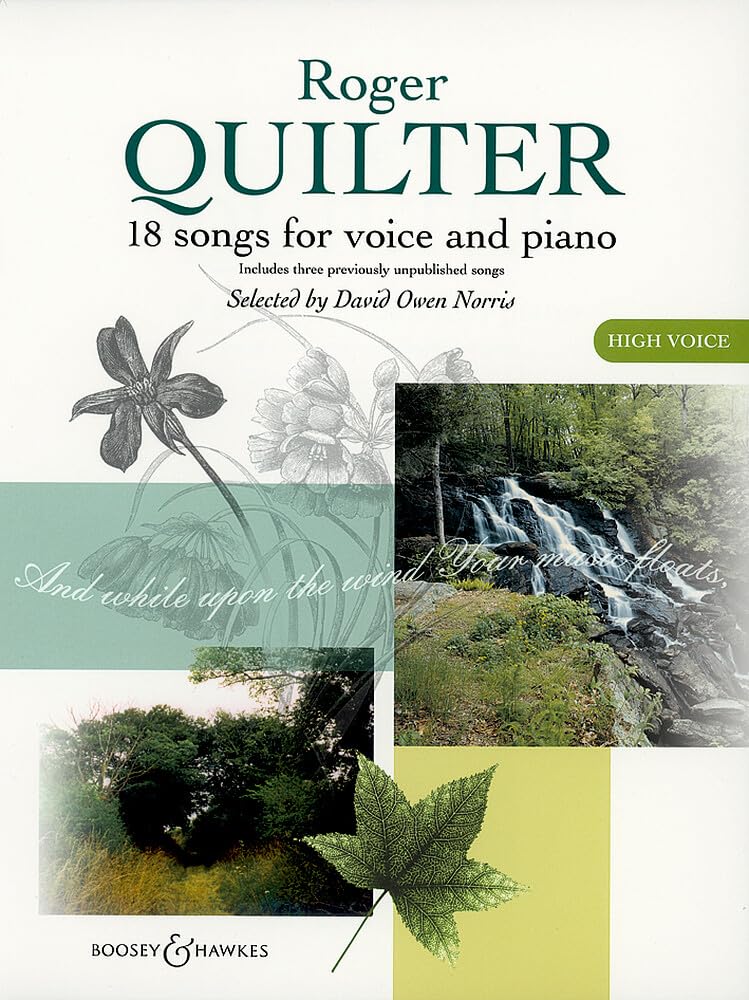 18 Songs for high voice and piano: high voice and piano. aiguë.