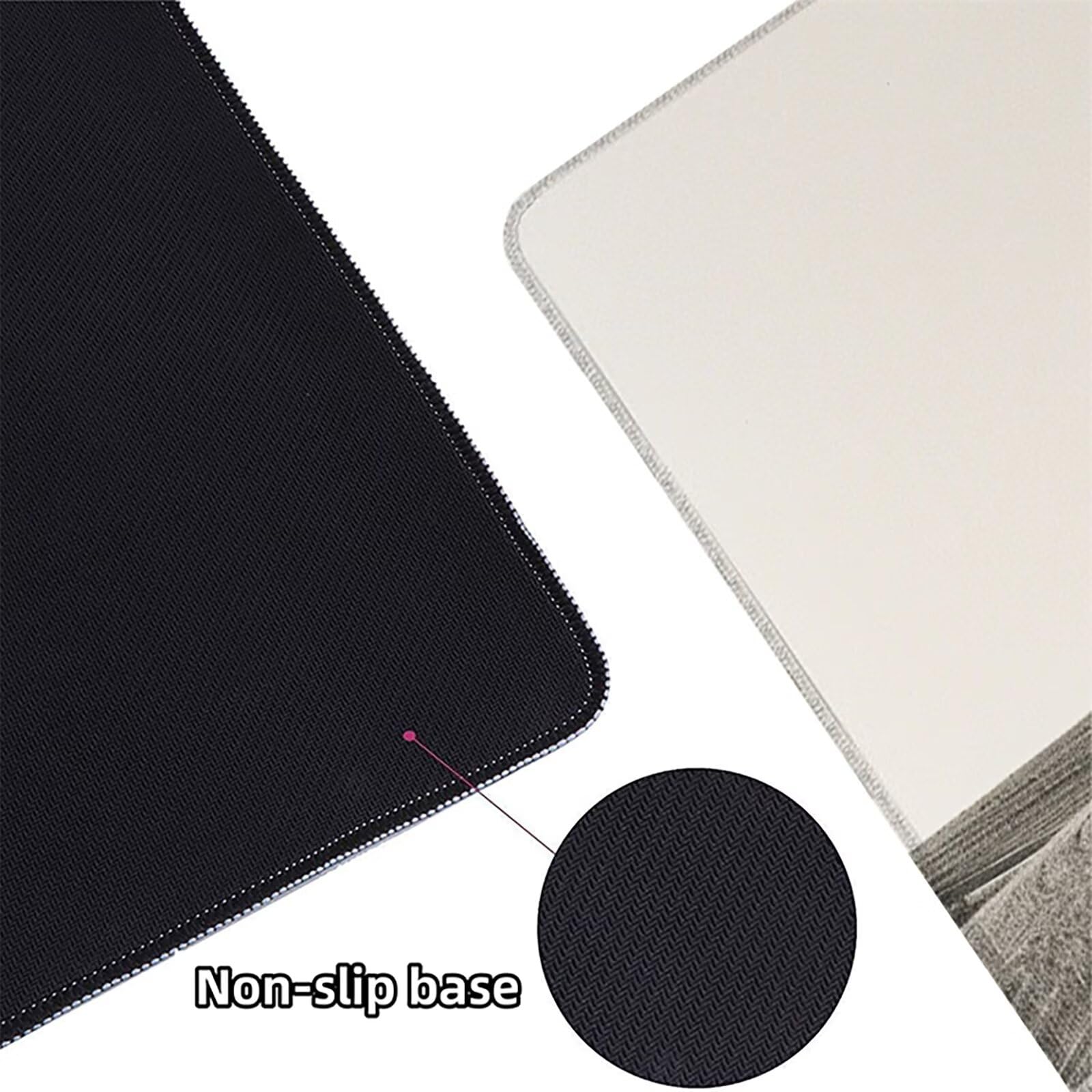 áRbol Alfombrilla Ratón Gaming XXL 1500 x 800 mm, Alfombrilla Gaming Negro Mousepad con Base de Goma Antideslizante, Impermeable Desk Mat para Teclado y Raton, Accesorios Gaming Regalos de Hombre E-R