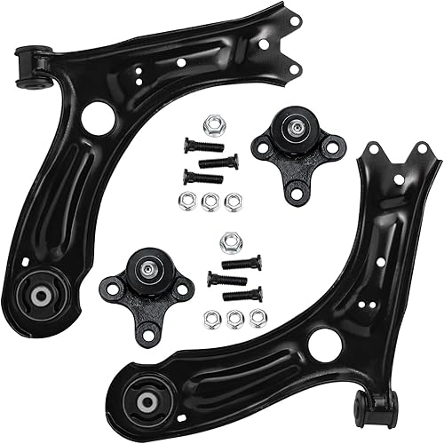 Miniatura 883 de Detroit Axle - Kit de brazos de control delanteros de 4 piezas para Chevrolet Aveo Aveo5 Pontiac G3 Wave Wave5 Suzuki Swift+, 2 brazos de control
