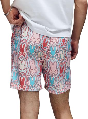 Psycho Bunny Lightweight Graphic Swim Trunk - Chuck