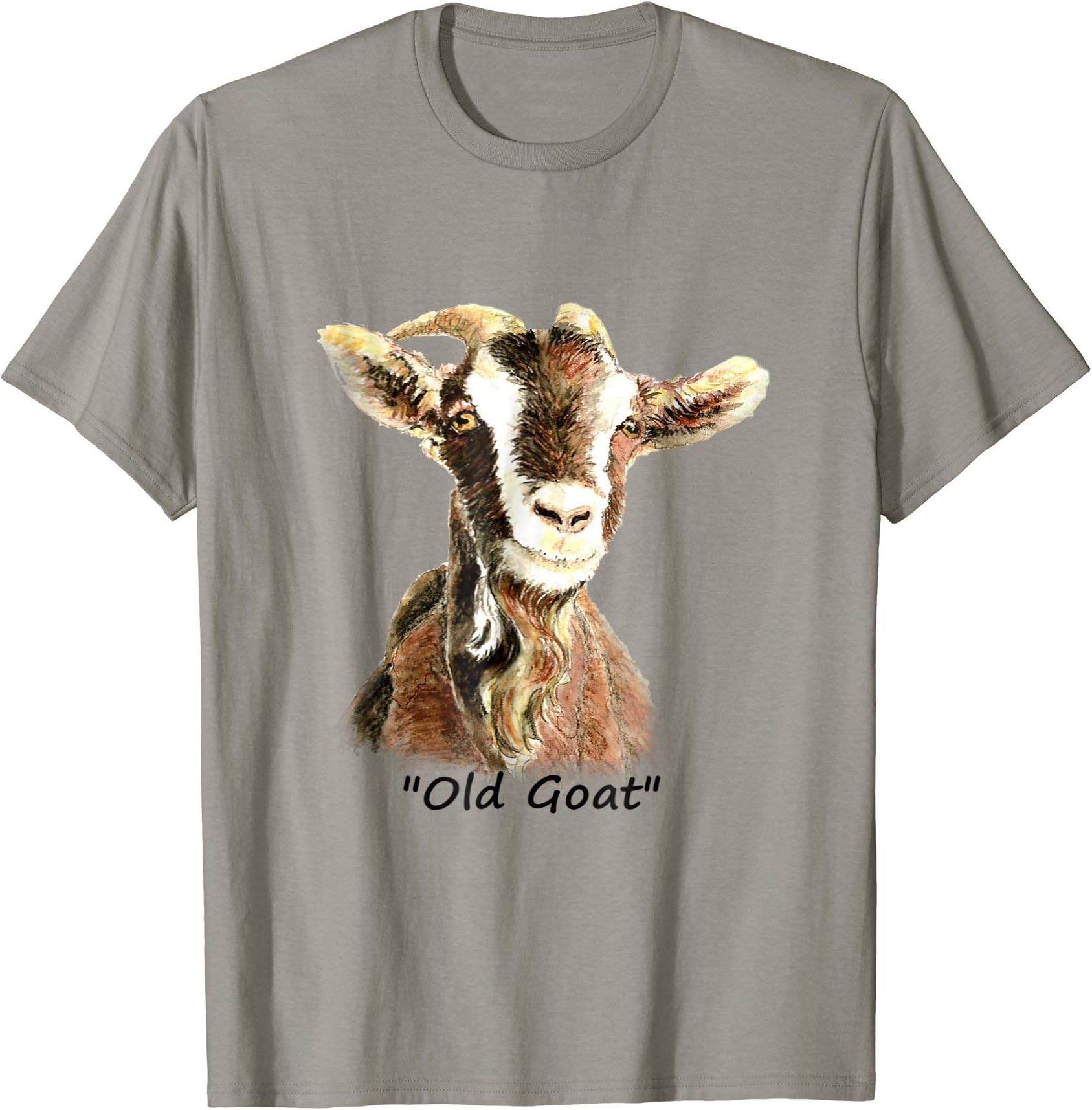 Fun "Old Goat" with Watercolor Goat