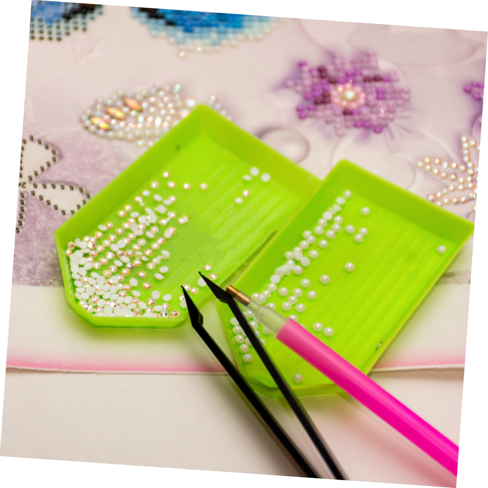 1set Contenitori per Accessori Diamond Art Organizer per Scomparti per Hobby e Lavoretti Creativi