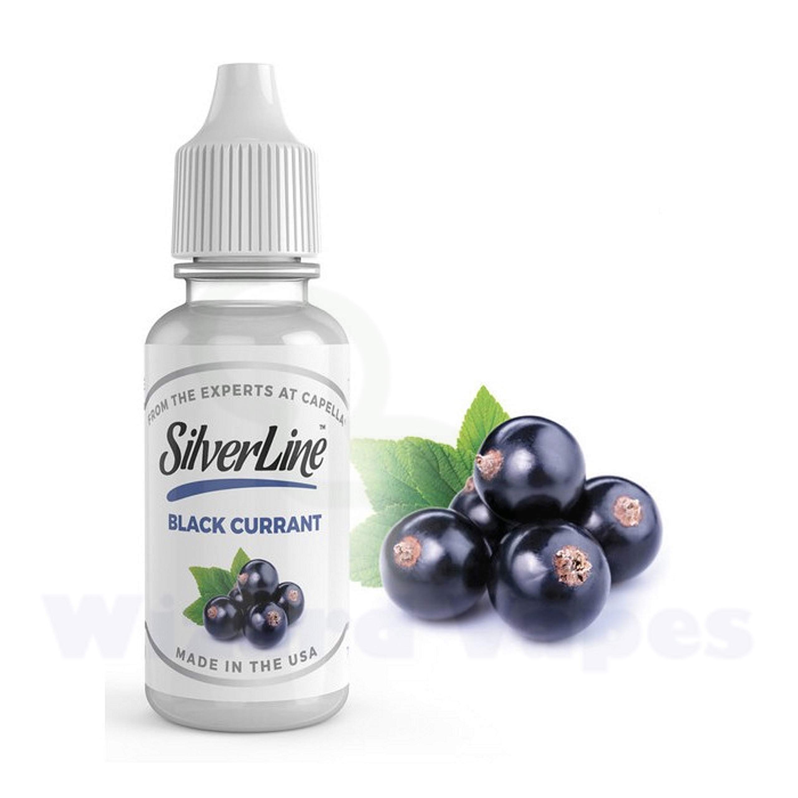 Capella SilverLine Black Currant - Flavour Concentrate for E-Cigarette E-Liquids DIY Mixing (30ml)