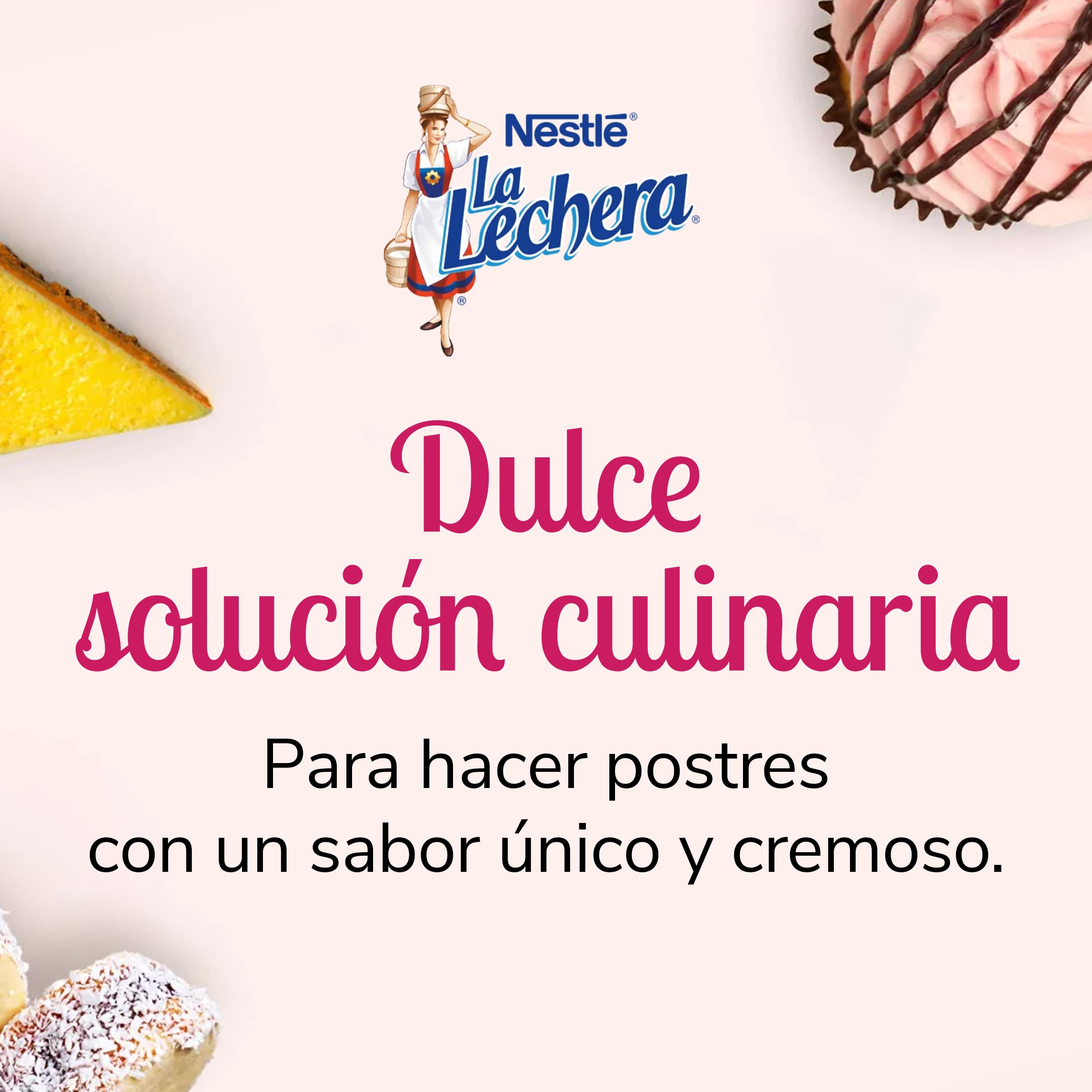 NESTLÉ LA LECHERA leche condensada desnatada Sin Lactosa Lata 6x387g