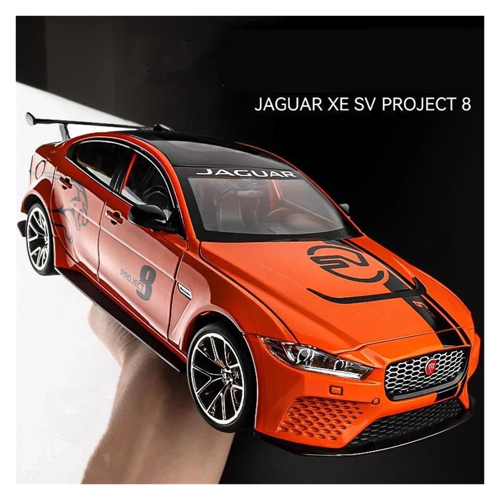 Amazon.com: 1 18 for Jaguar XE SV Project 8 Alloy Sports Car