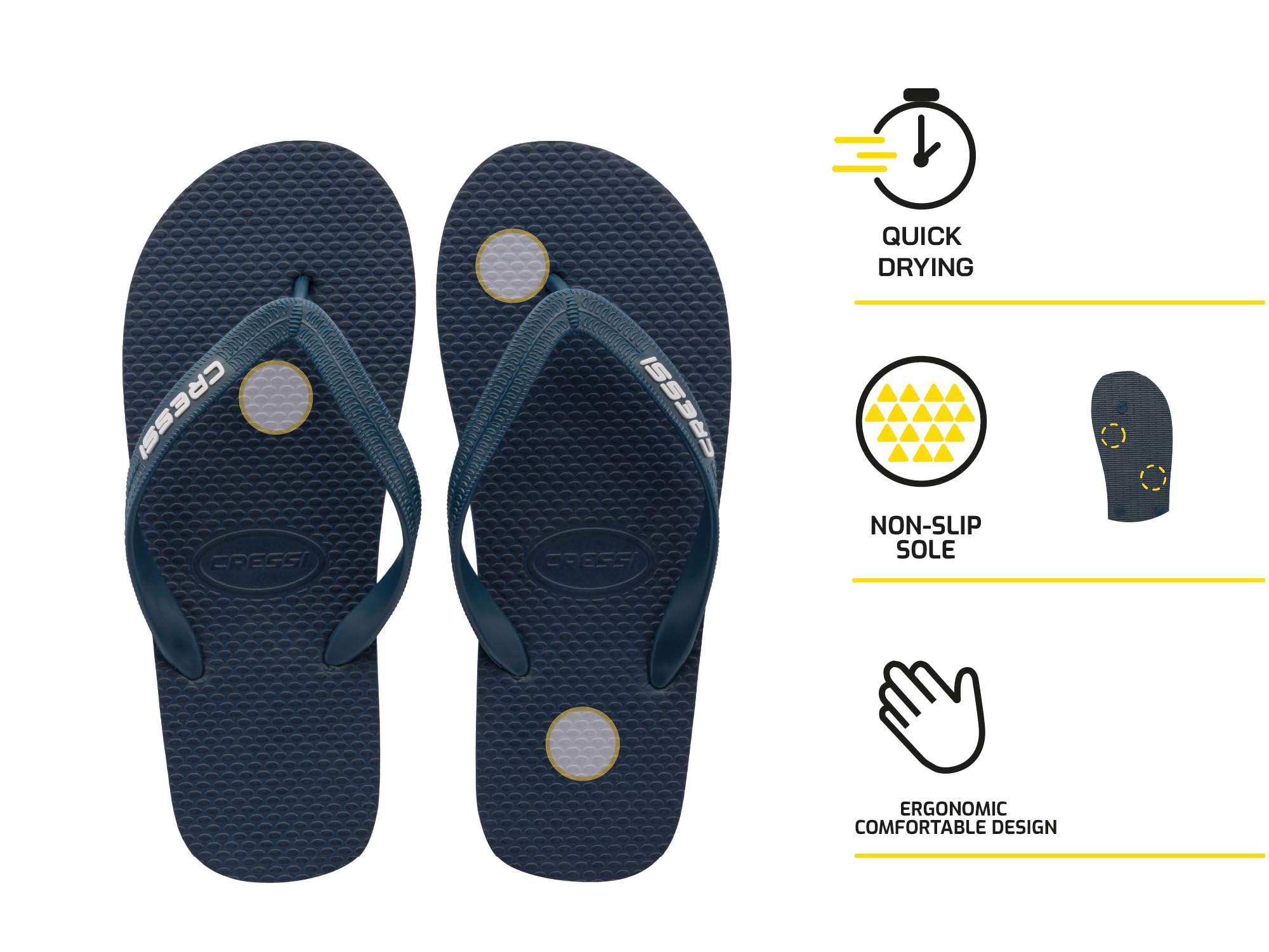 Infradito Cressi Unisex - Comode Per Spiaggia E Piscina - Asciugatura Rapida - Foto 11