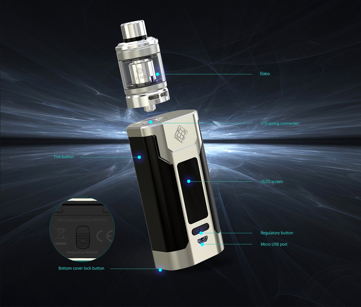 elfbar nachfüll pod läuft aus Predator 228W TC Box Mod By Wismec main image 1