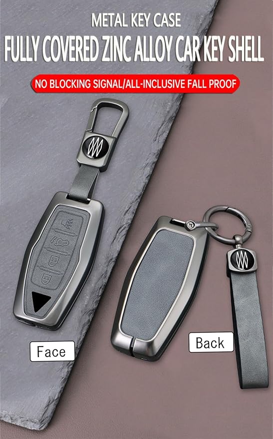 Porte-clés De Voiture,Sliver Only Case--Coque De Protection Complète Pour Clé Télécommande, En