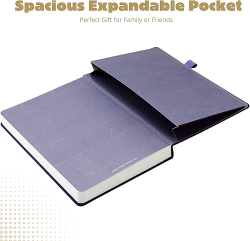 Miniatura 7 de VIVID SCRIBBLES Diario punteado Papel blanco grueso a prueba de sangrado de 160gsm 200 páginas de cuadrícula de puntos numerados Cuaderno