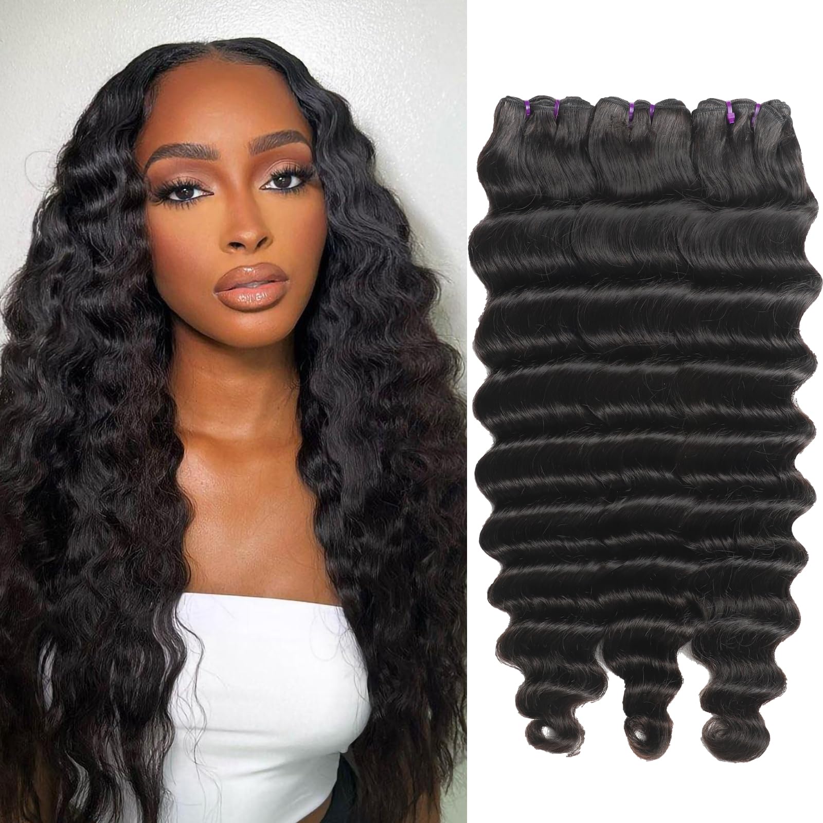 Amazon.com : Loose Deep Wave Bundles Loose Wave Bundles 