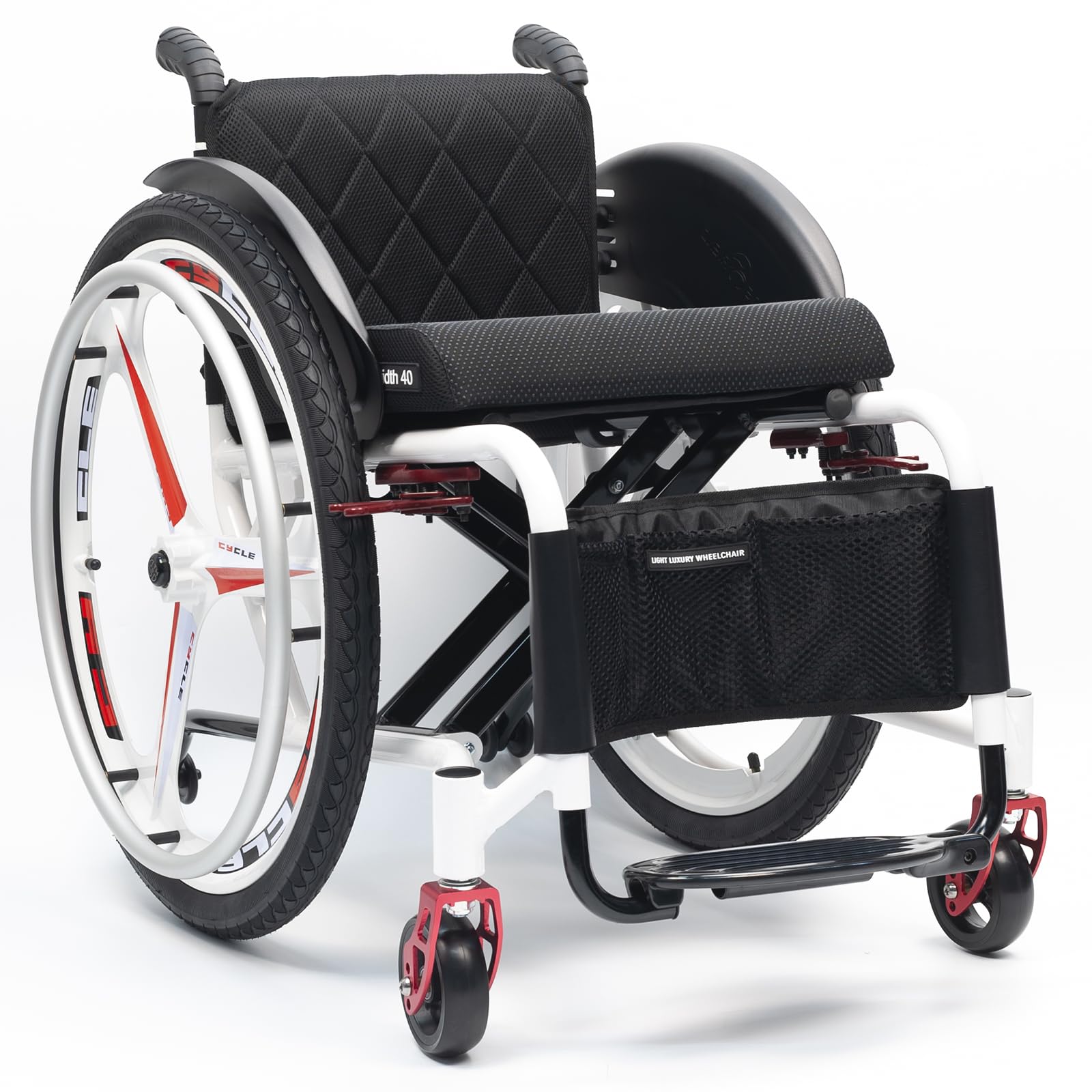 Silla De Ruedas Liviantes De Aluminio, Sillas De Ruedas Livianas, Silla De Aluminio Plegable, Silla De Silla De Deportes Ultra Ligero, Para Adolescentes, Adultos, Personas Mayores(38cm/15in,Black - So