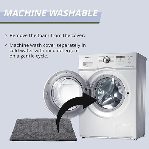 Miniatura 7 de Meadowlark Tapete de enfriamiento para perros (26 x 40 x 2.5 pulgadas), cama refrescante grande para perro, almohadilla de enfriamiento, alfombrilla