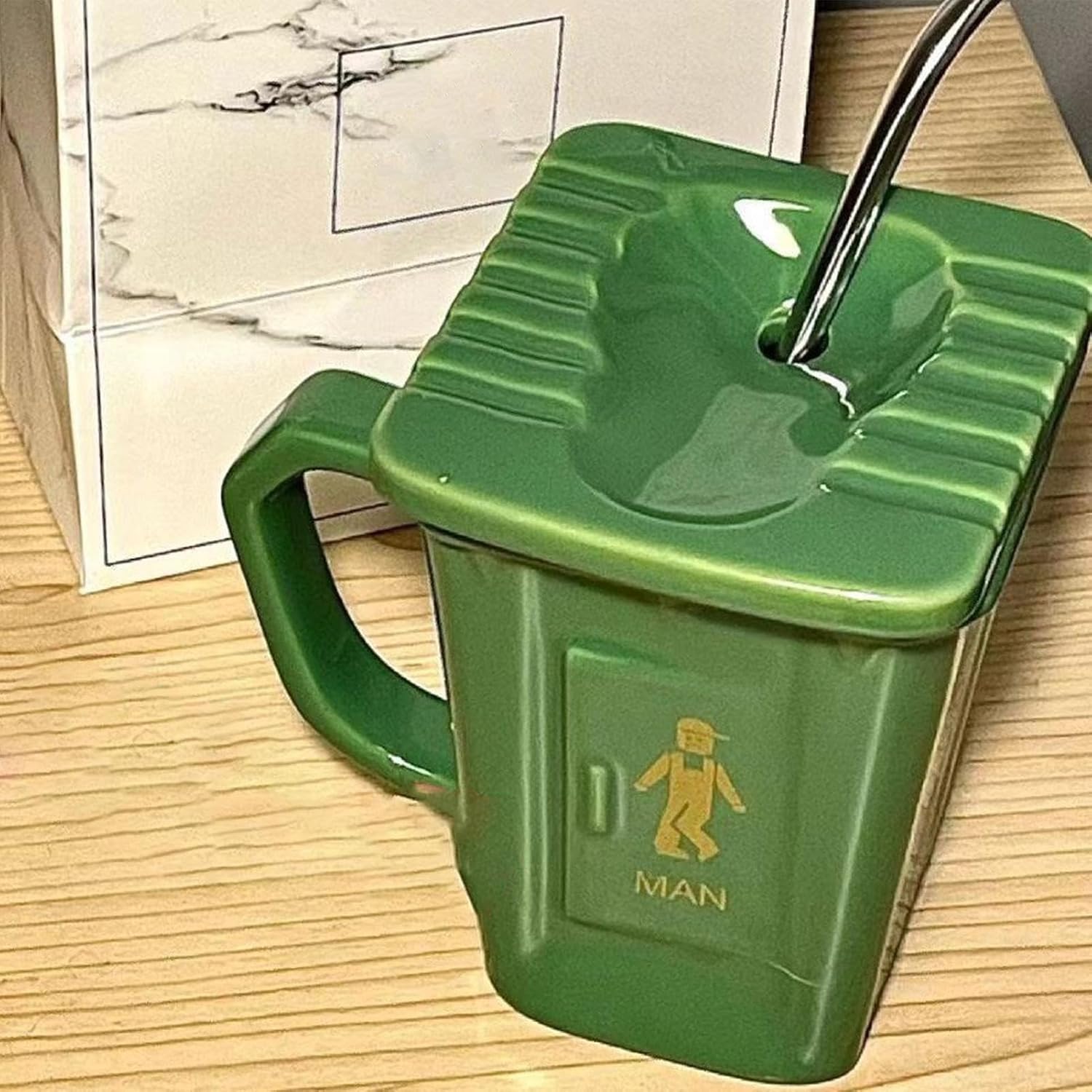 Générique Toilet Coffee Cup, Novelty Ceramic, Prank Washroom Mocha, Lavatory Shaped, Desktop Recycle, 3.15x3.15x4.33 Inches, Great For Occasions Decoration Necessities 9 71Xgizwu dL. AC SL1500