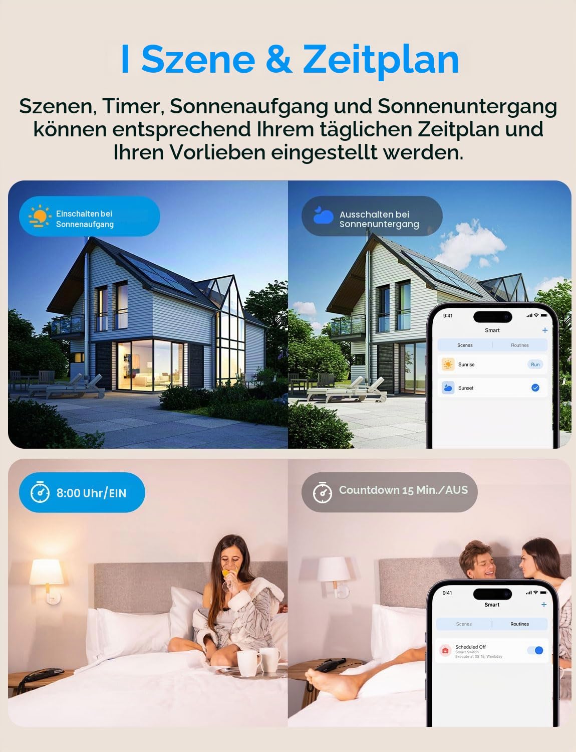 meross Smart Light Switch 4 Pack Unterstützt Apple HomeKit, Siri, Alexa, Google Assistant & SmartThings, einpoliger Lichtschalter, neutrales Kabel erforderlich, Fernbedienungsprogramm, Wi-Fi 2.4GHz