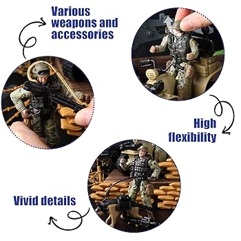 Amazon.co.jp: AMOR PRESENT 陸軍兵士セット 特殊部隊アクション