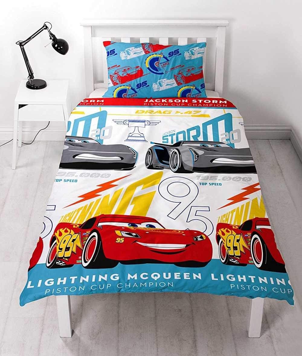 Official Disney Cars Movie Single Quilt Cover Set