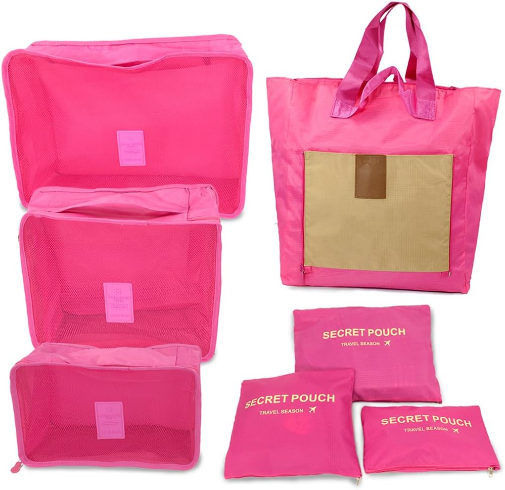 Dahlia Easy Travel Organizer Packing Cube Bag Set