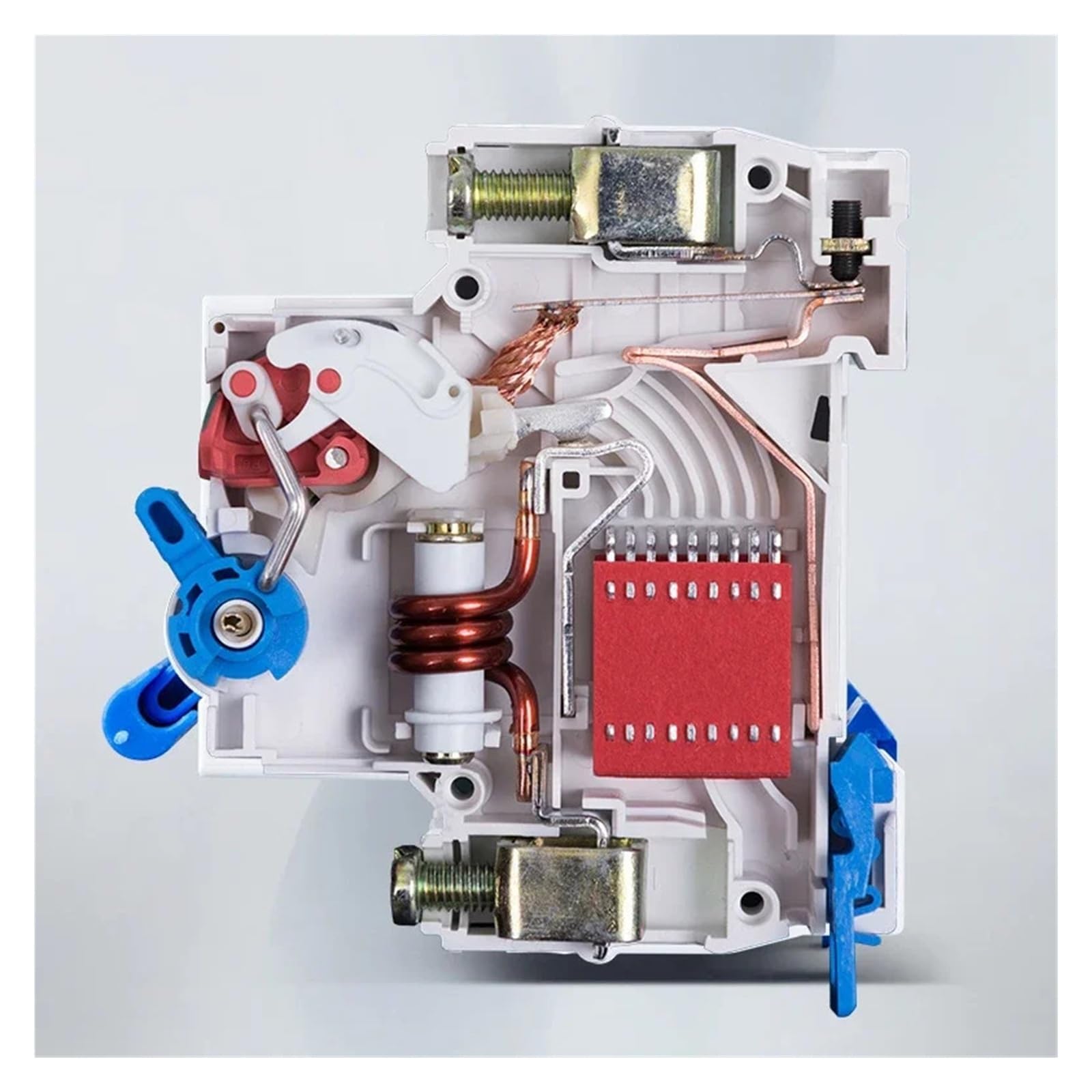 Interruttore automatico miniaturizzato 1P AC 230/400V C 6A 10A 16A 20A 25A 32A 40 63A 80 100 125 Protezione da sovraccarico(4A)
