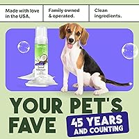 Vista 7 de TropiClean Limpiador facial sin agua de vainilla cálida para perros, lavado facial de espuma para perros, lavado facial de perro derivado