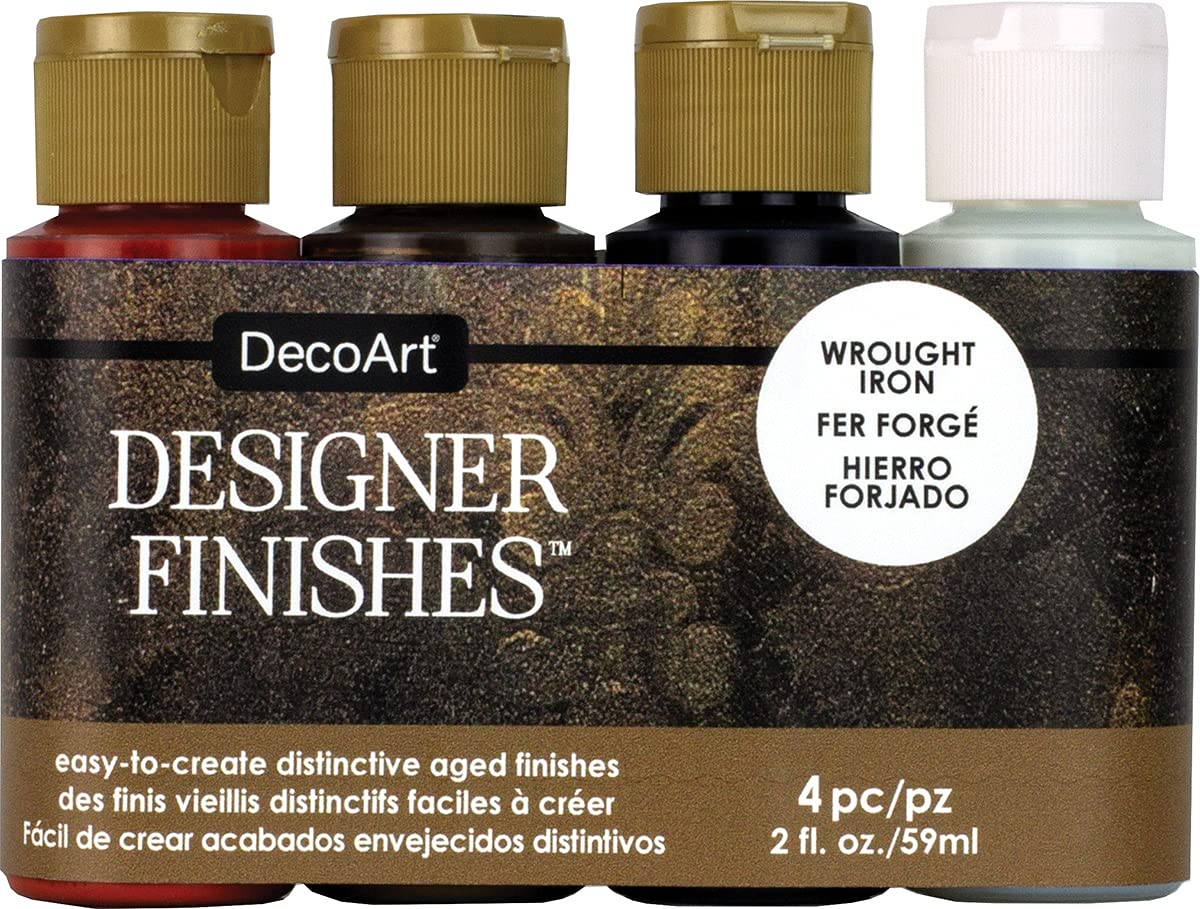 DECO ART Designer Series Pack 4/PKG, Wrought Iron, One Size