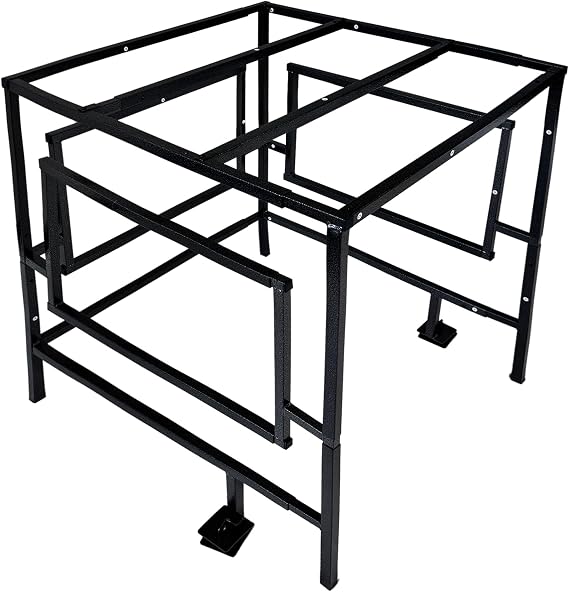 AC Guard Adjustable Security Cage Air Conditioner Cage, Adjustable Size up to 51x50x59 inch Fit All Condensers, Air Conditioner Condenser Safety Cage Kit with Top Bar & Lockset Strong and Sturdy