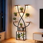 Stand d'usine en métal réglable extérieur & Intérieur Convient pour 8-14 pouces Pot de plante Stand Mid Century Modern Planter Pot Holder Corner Plant Stands 2 Boîtes