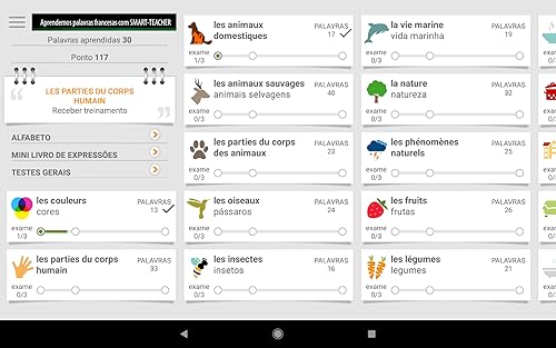 Aprendemos palavras francesas com Smart-Teacher