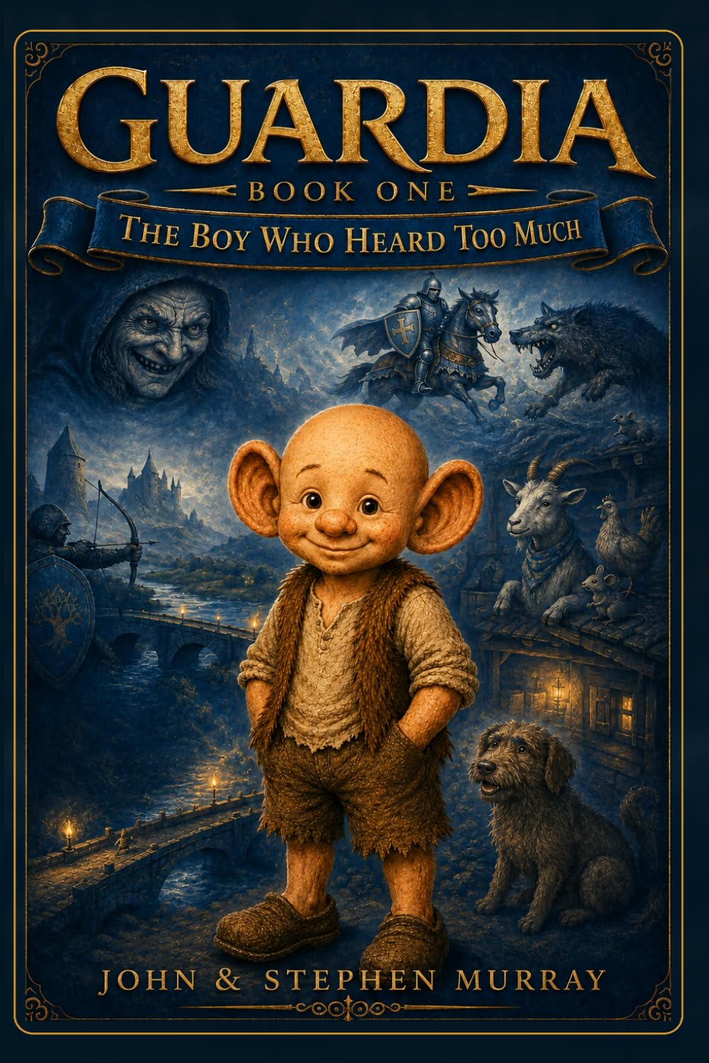 GUARDIA: Book One: THE BOY WHO HEARD TOO MUCH (THE ADVENTURES OF GUARDIA)