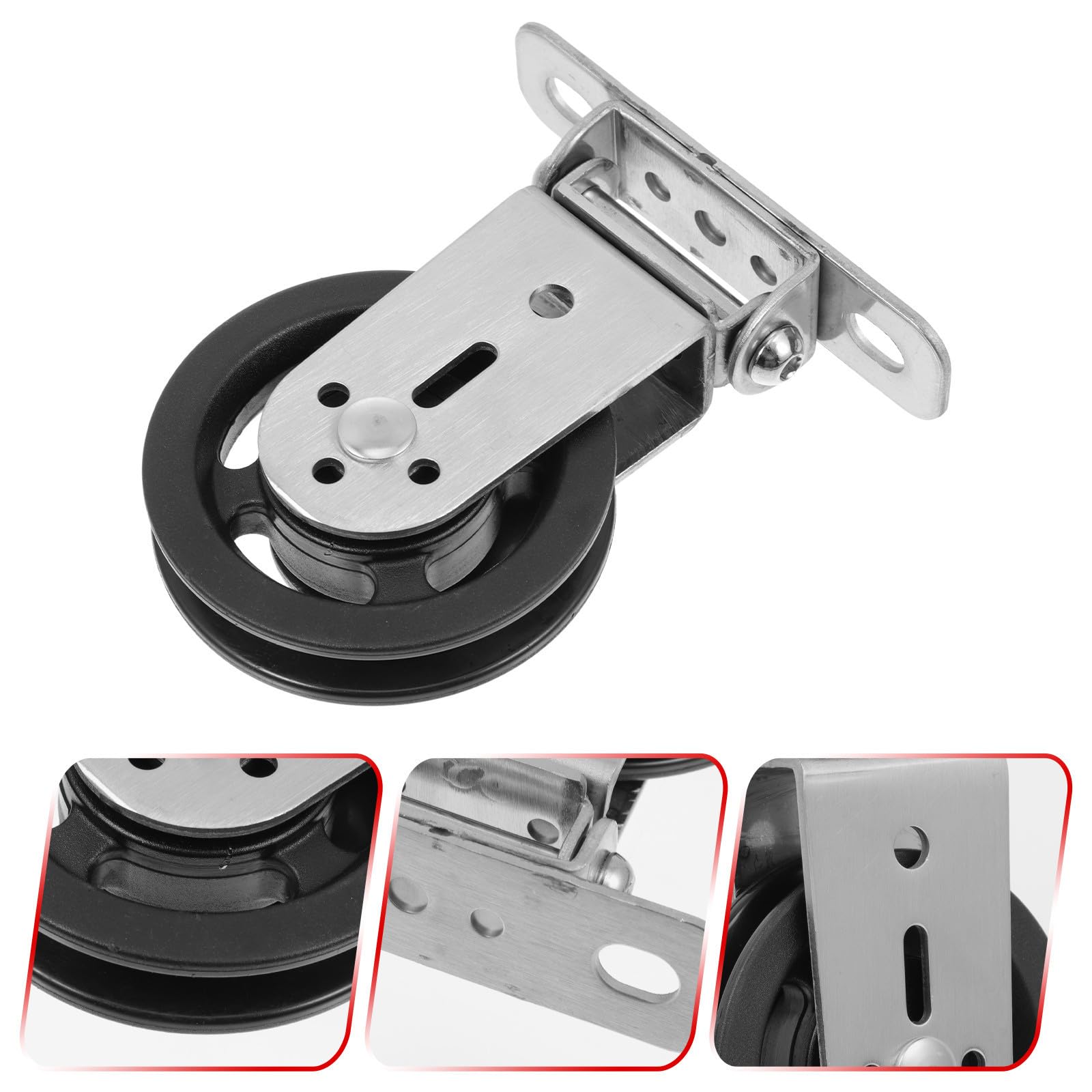 BETOOKY Nylon Seilrolle für Fitnessgeräte mit Aluminiumkern Kugellager Lagerriemenscheibe Ersatzteil für Heim Fitnessstudio Praktisch und Langlebig