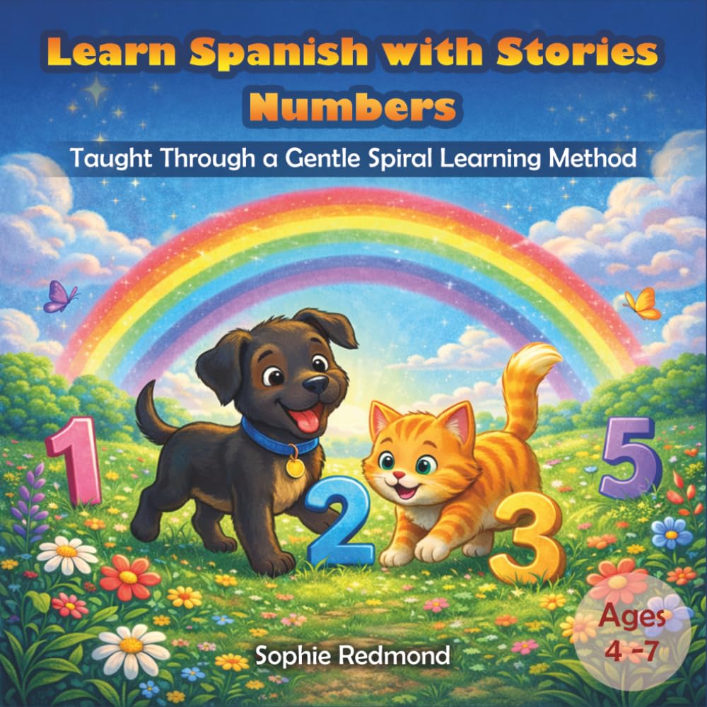 Learn Spanish with Stories — Numbers: Taught Through a Gentle Spiral Learning Method (Spanish for Kids)
