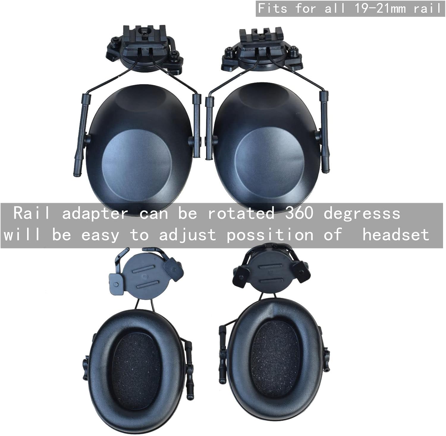 Tactical Full Airsoft Mask & Tactical Helmet with Tactical Headset,Ear Hearing Protection Noise Cancelling,Full Face Skull Mask Clear Goggle Paintball Gear