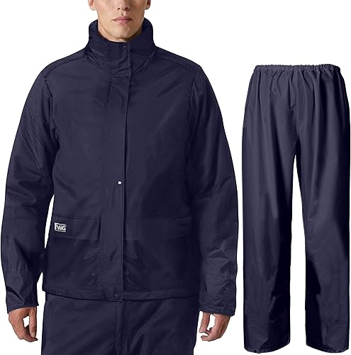 Miniatura 5 de Trajes de lluvia de alta visibilidad, chaqueta de seguridad reflectante, ligera, impermeable, abrigo de lluvia