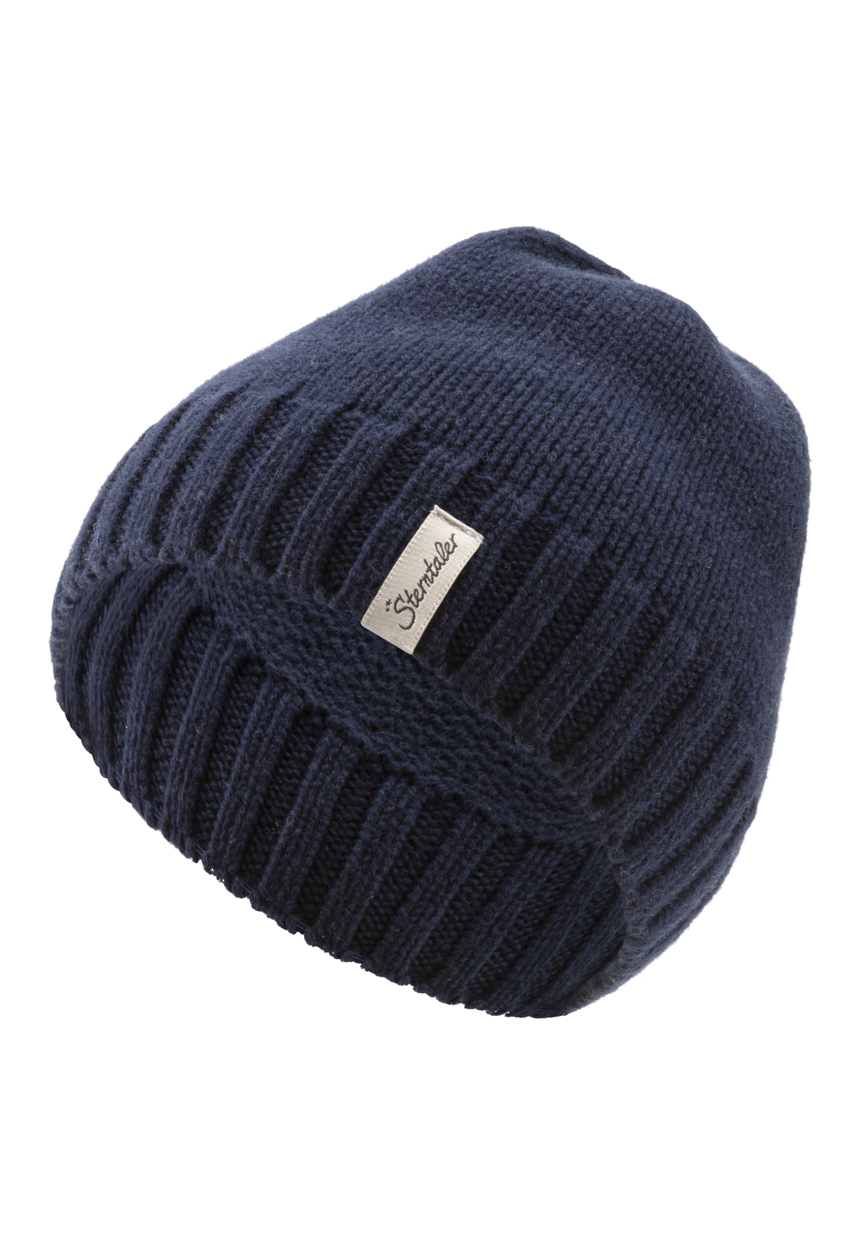 Sterntaler Girls Navy Lambswool Knitted Hat