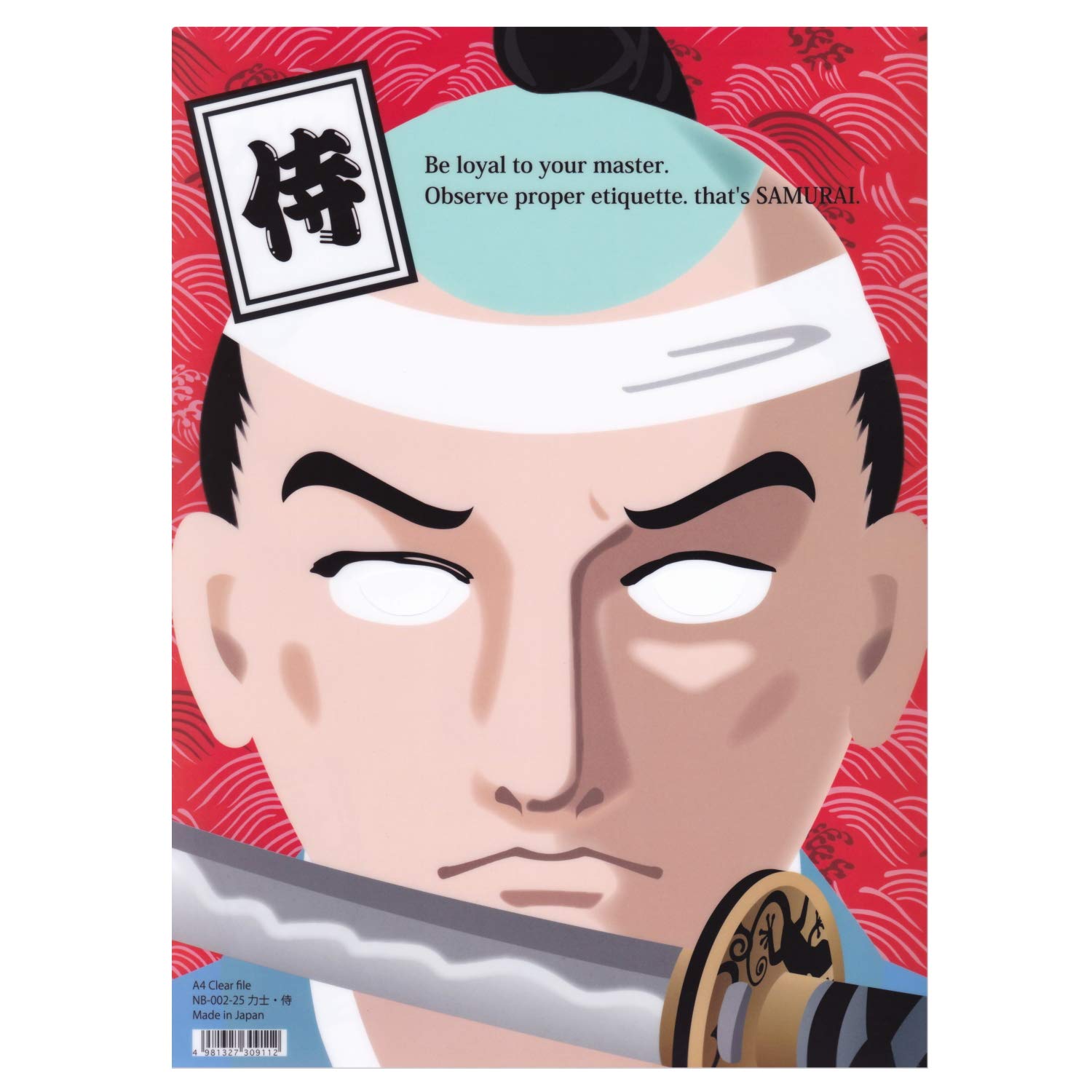 Amazon.co.jp: お面クリアファイル 力士／侍 : 文房具・オフィス用品