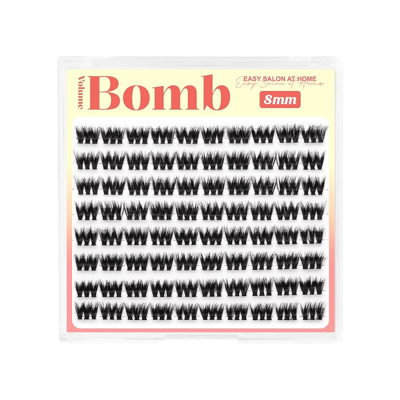 Cílios em tufos WiWiLINK Volume Bomb, curvatura D, 8 mm, 10 mm, 12 mm, 14 mm, 16 mm e 18 mm