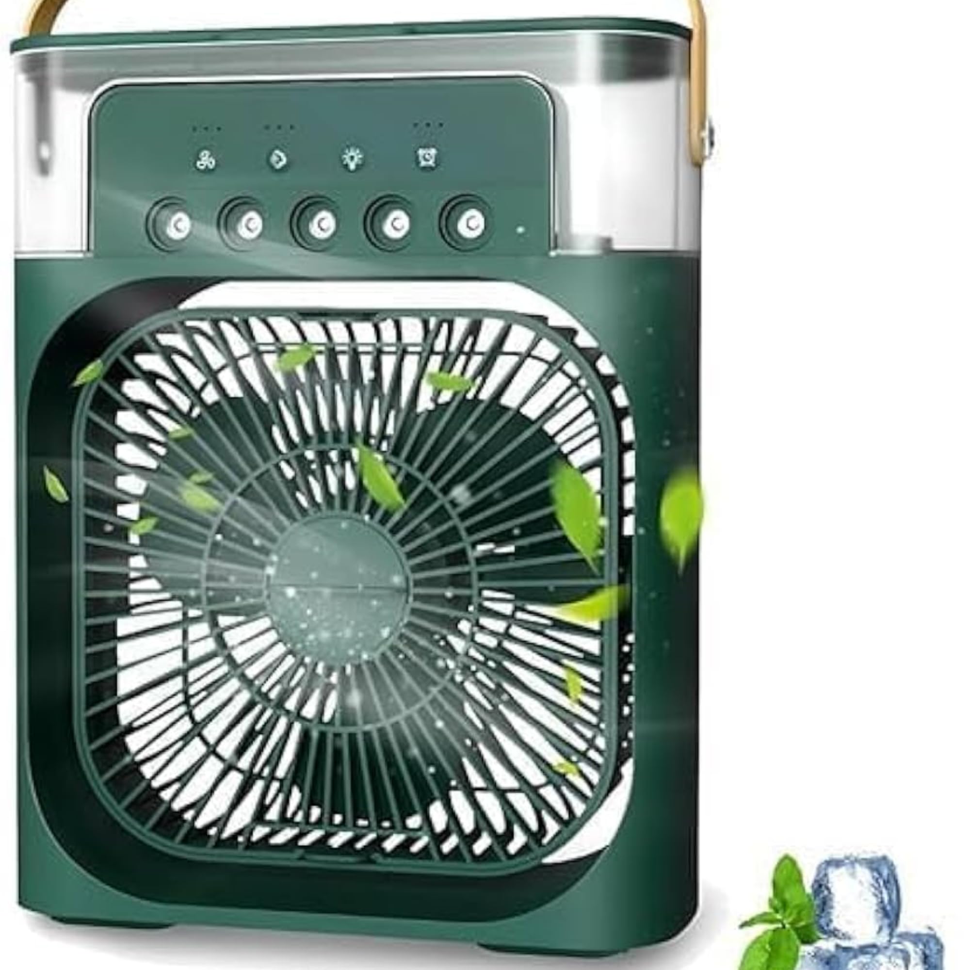 Drumstone Portable Spray Fan Green Handheld Cooling Fan with Water Mist Function Compact Personal Fan Lightweight Travel Friendly Design for Home Office Outdoor Activities and Everyday Use-image-47
