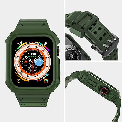 Miniatura 2 de Funda protectora compatible con Apple Watch Band de 1.772 pulgadas, 1.732 pulgadas, 1.654 pulgadas, 1.614 pulgadas, 1.575 pulgadas, 1.575 pulgadas,