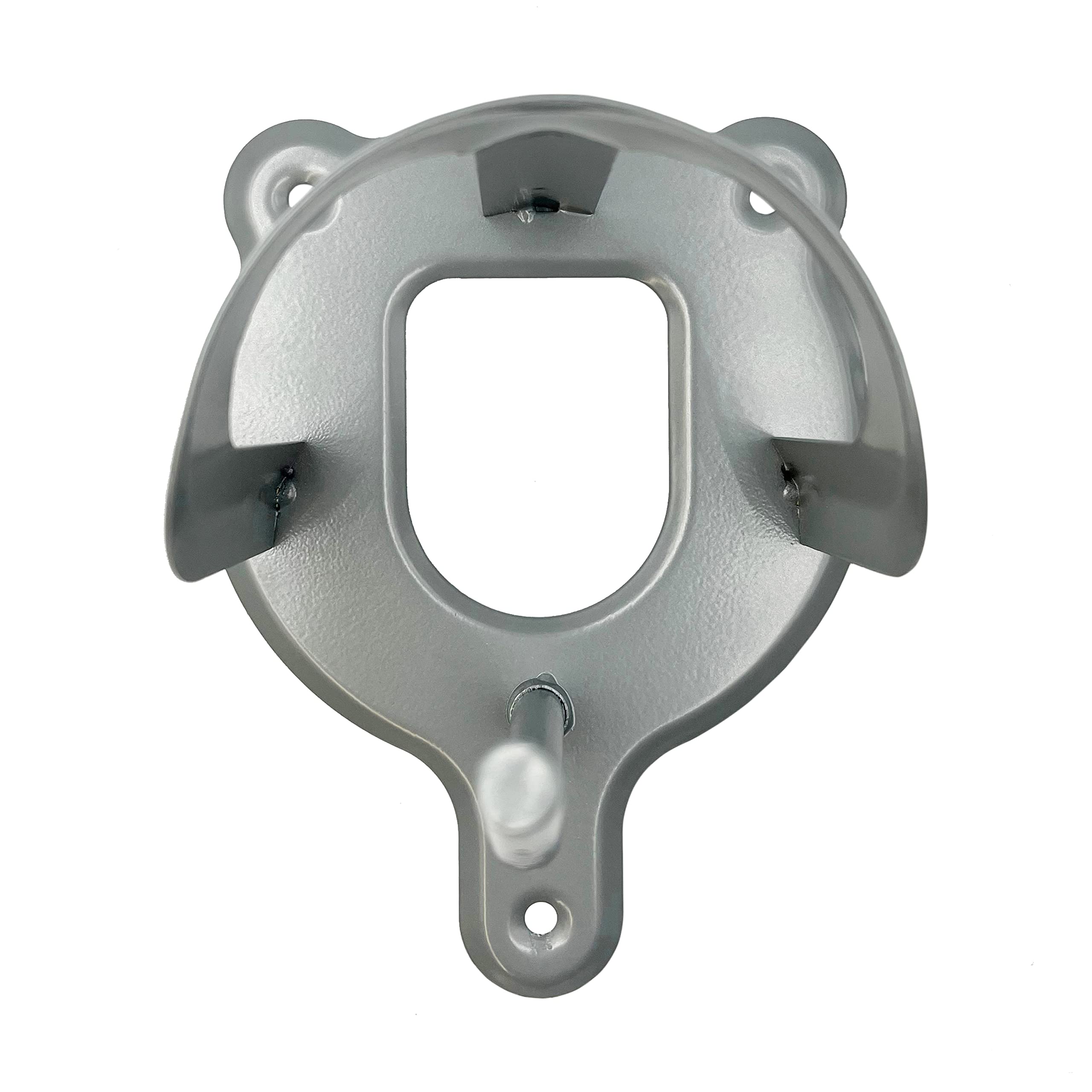 JA6001 Trensenhalter Metall Sattelkammer, 10 Stück, grau | Stabiler Trensenhalter aus Metall für Pferdetrensen Halfter in Sattelkammer Stall