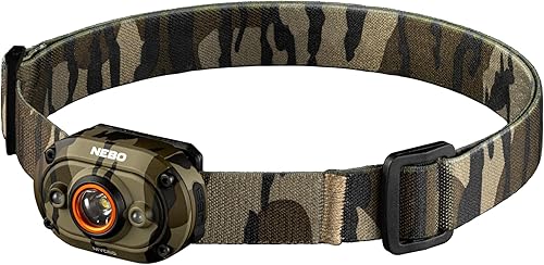 Miniatura 10 de NEBO MYCRO 450 - Linterna frontal recargable | 450 lúmenes, 6 modos de luz, resistente al agua, clip desmontable para sombrero, lámpara de cabeza